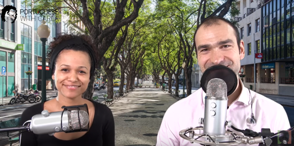 Carla and Marlon from the Portuguese With Carla Podcast